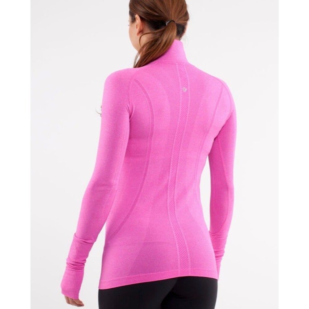 Lululemon Run Swiftly Tech 1/2 Zip Heathered Pari… - image 2
